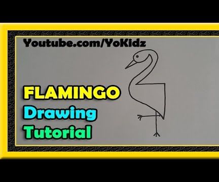 How to Draw Flamingo Birds