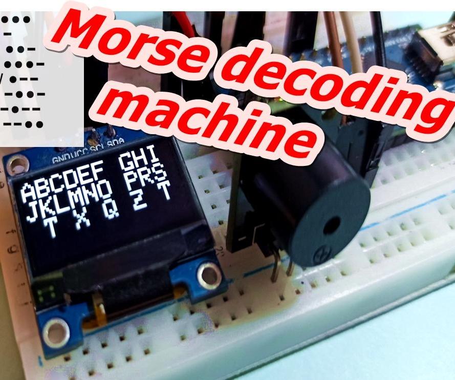 Morse Decoding and Transmission Machine : 4 Steps - Instructables