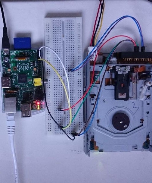 Floppy Drive Music /w Raspberry Pi 8 Steps Instructables