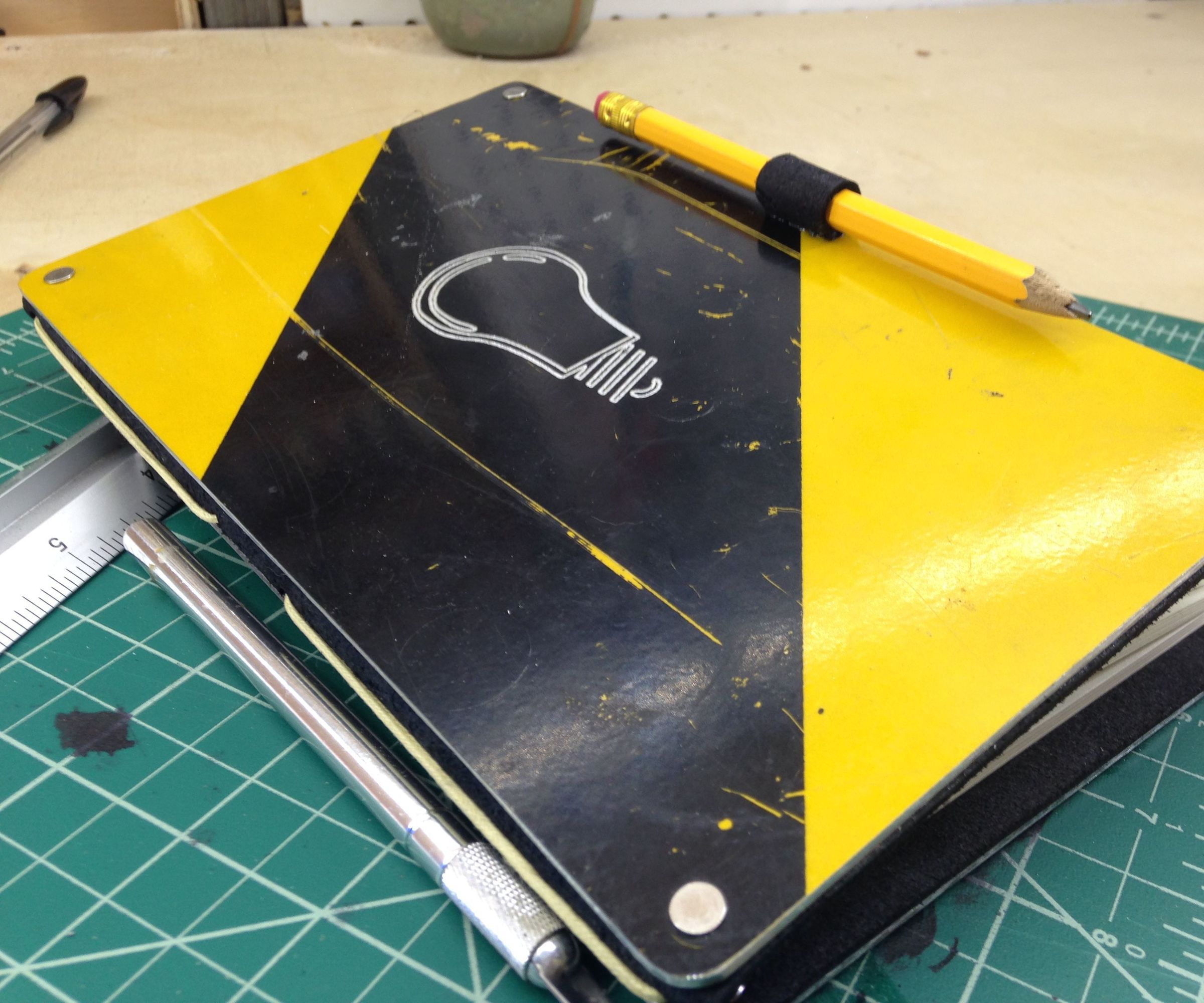 Upcycled Maker Journal Cover