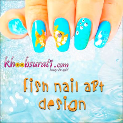 How to Make Fish Nail Art Design