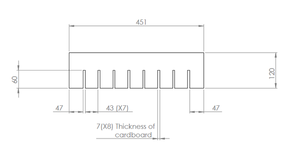 Templet Horizontal Panels 