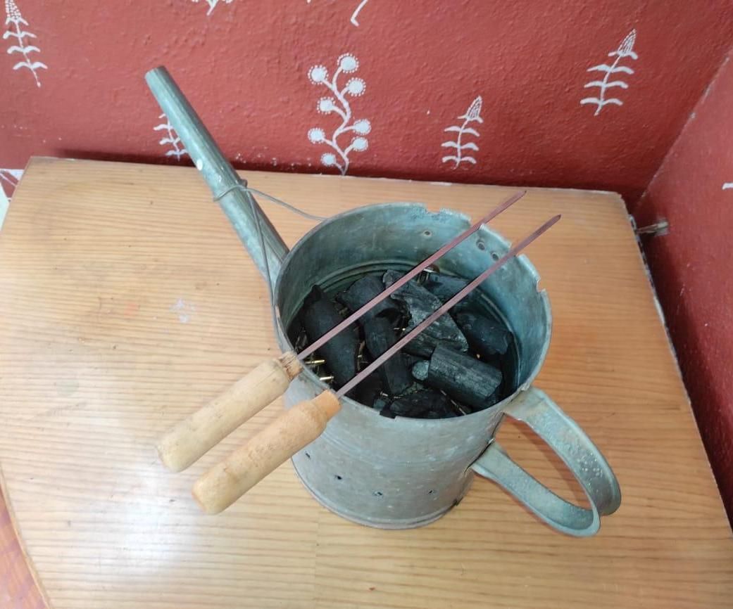 Barbeque Grill From Old Garden Can!