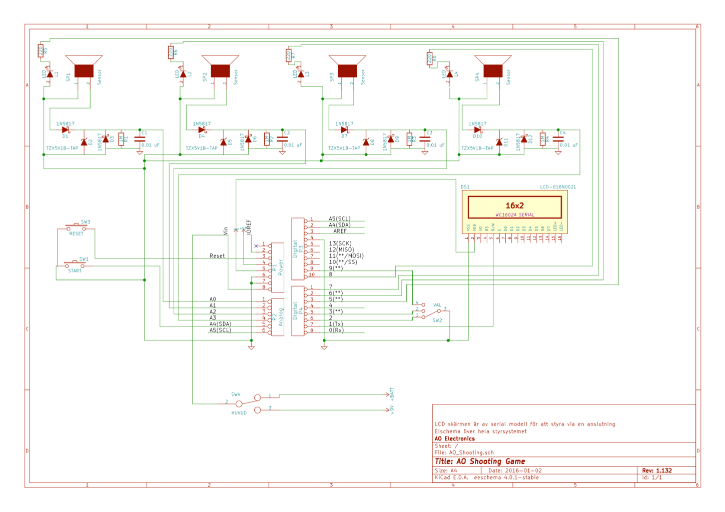 Arduino Shooting Target Game 3 Steps Instructables