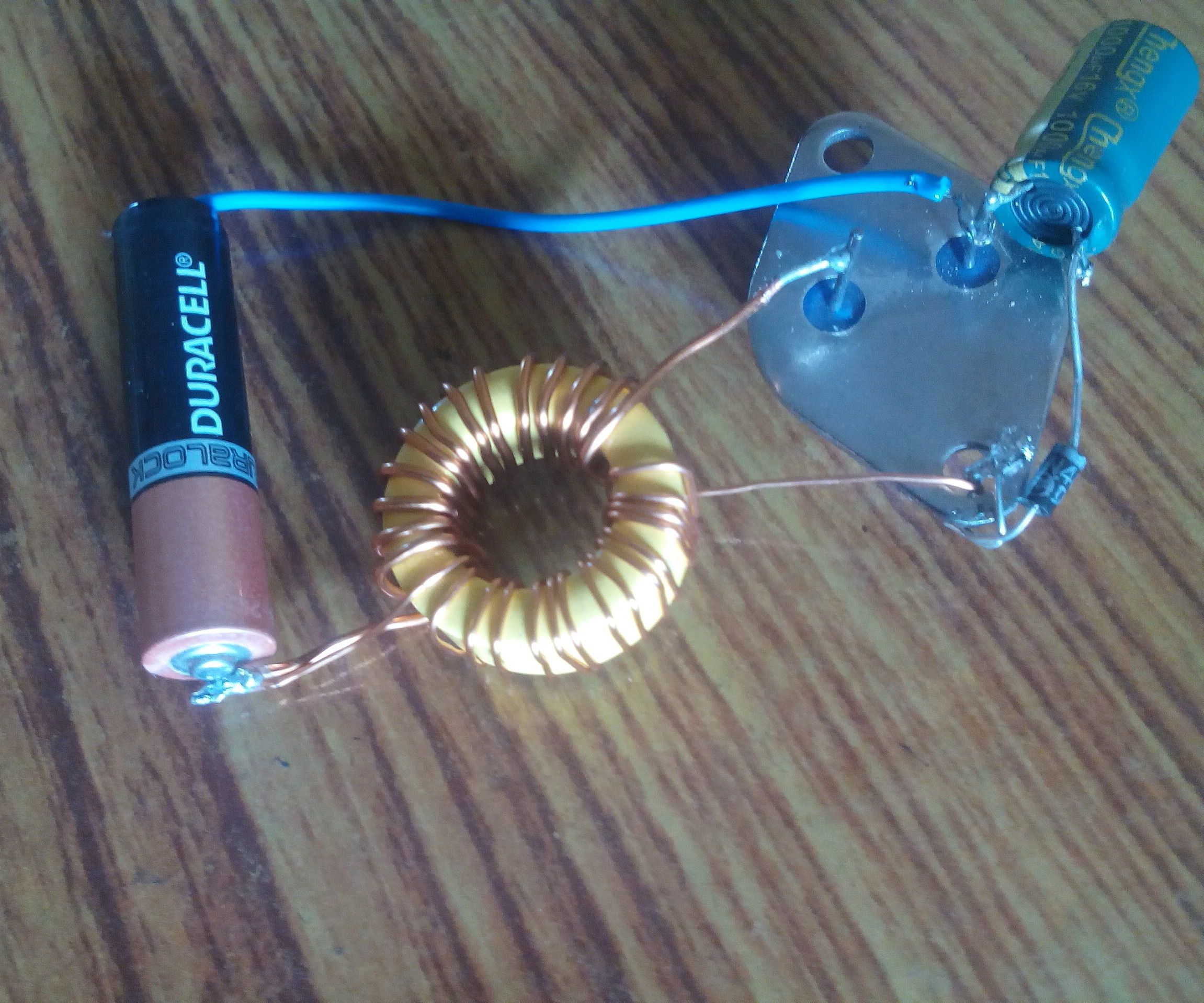 1.5v to 12v Boost Converter
