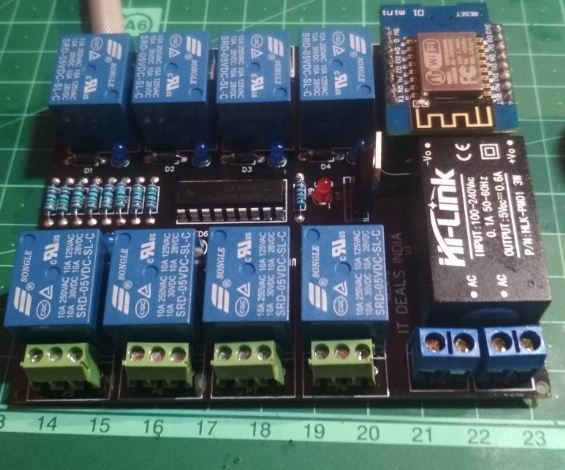 ESP8266 8 Channel Relay Home Automation
