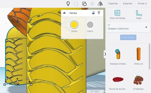 Diseñando Las Falanges (Designing the Phalanges)