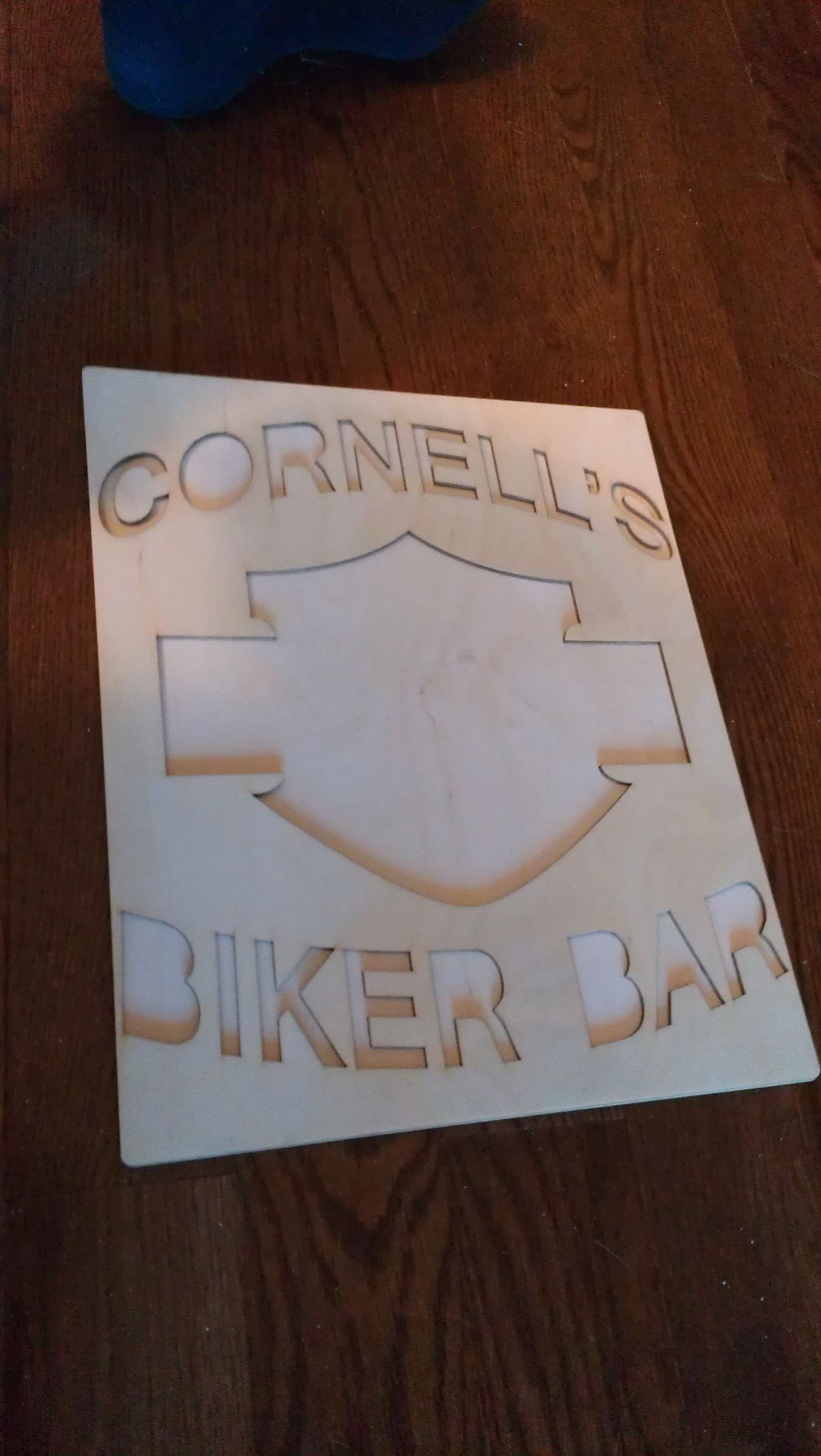 Custom Wood Inlay Sign (Laser Cut at 3 Steps Instructables