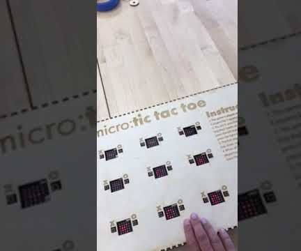 Microbit Tic Tac Toe Game