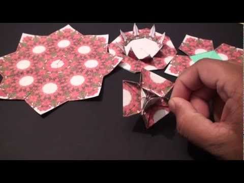 Tea Bag Folding Three Sided Flower!