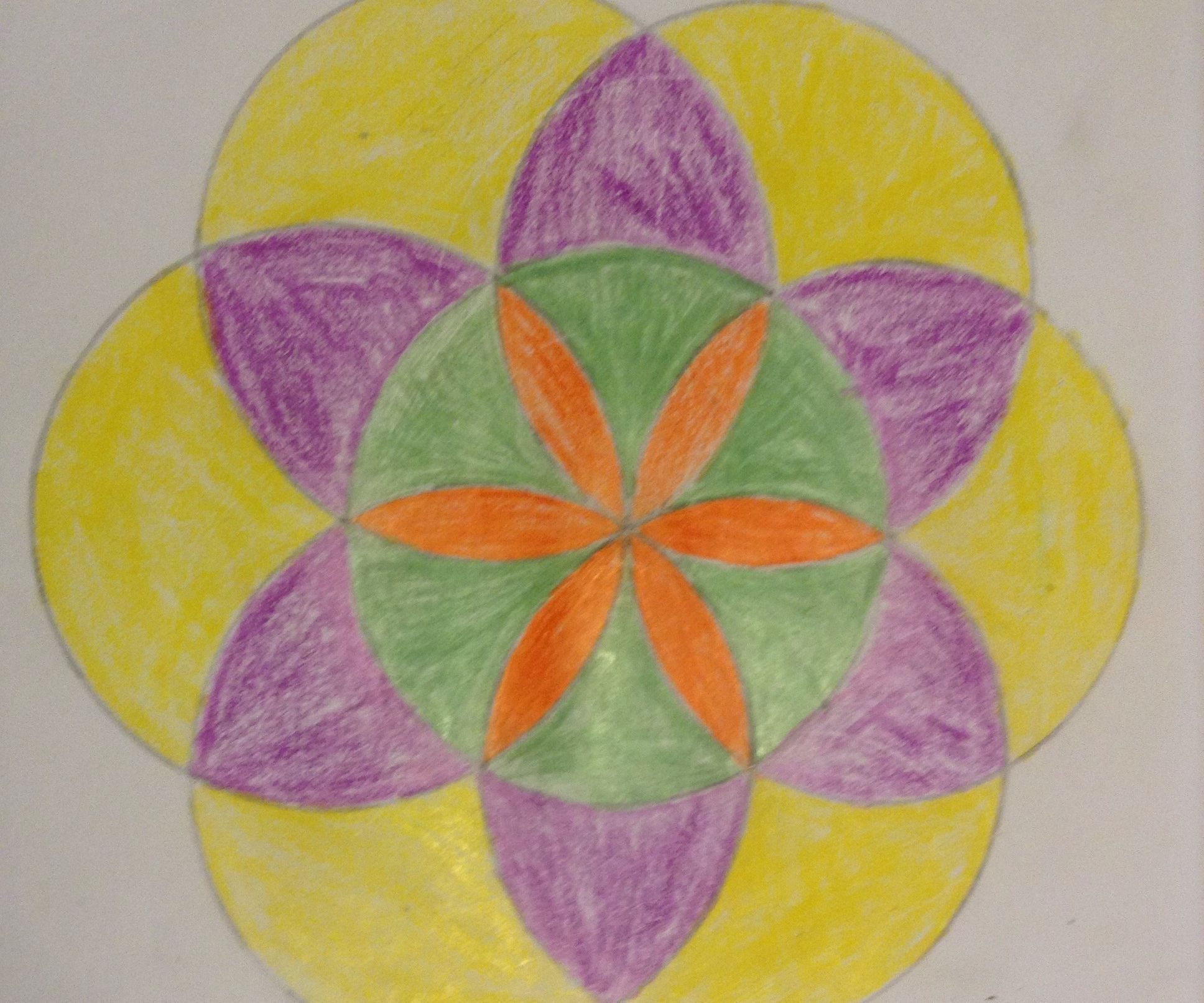 Symmetric Flower Pattern