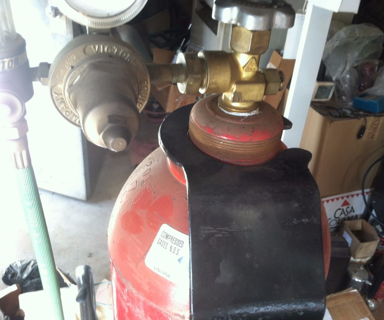 Holder for MIG Welder Leads 