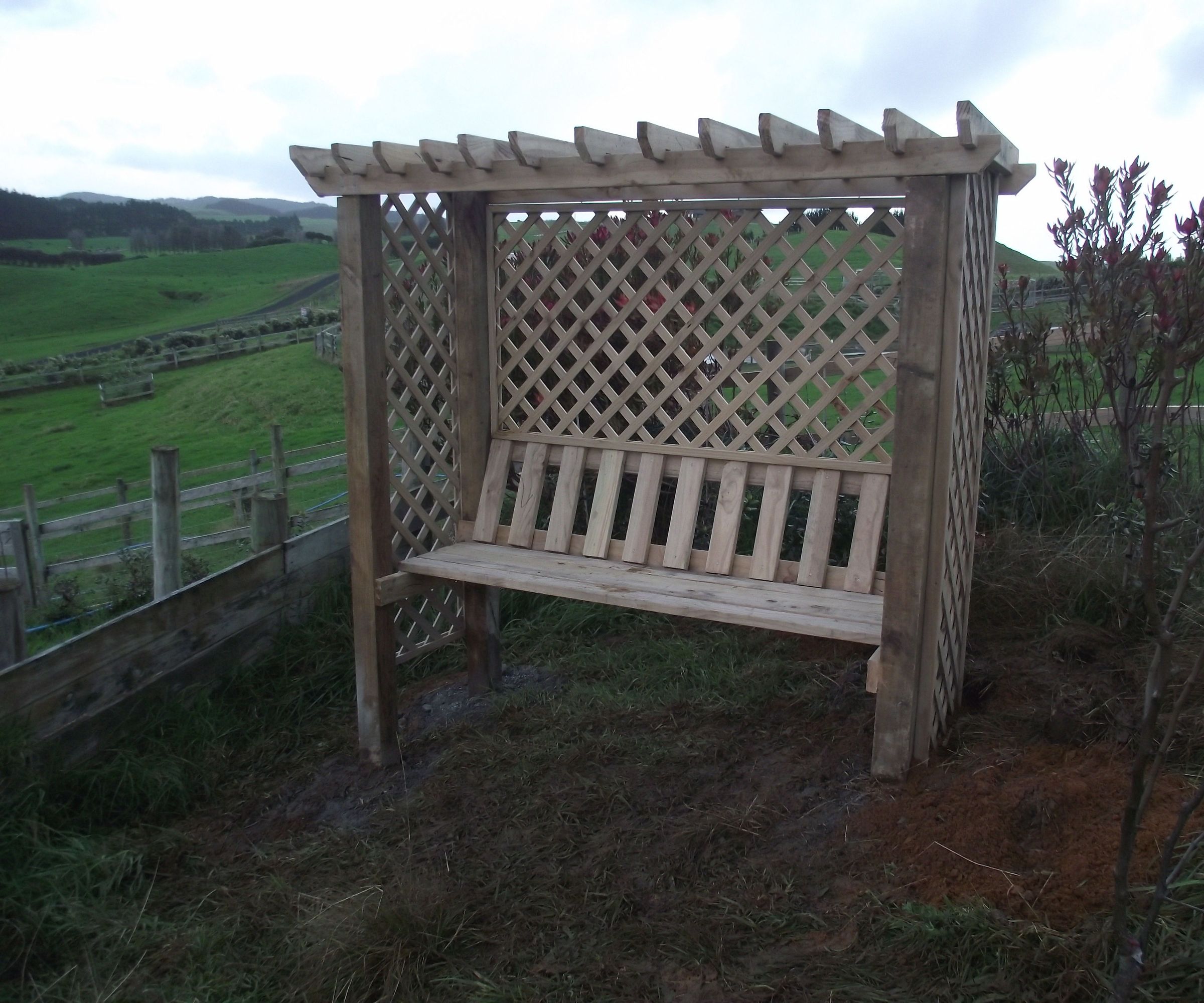 Pergola Arbor Seat