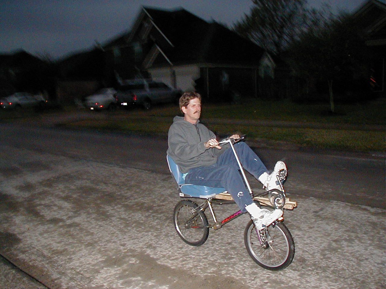 Recumbent Bicycle From Garage Refuse