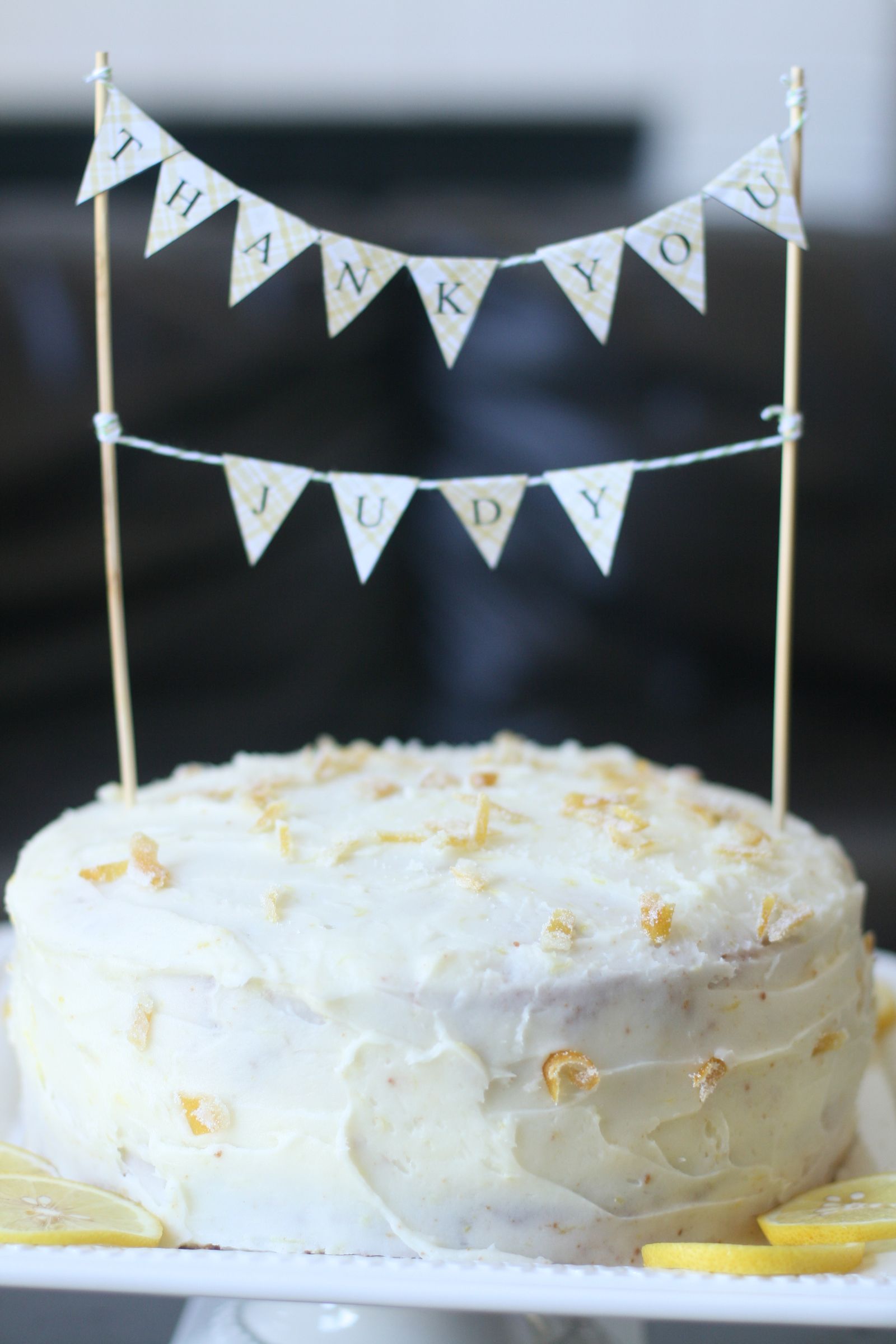 Lemon Layer Cake With Lemon Cream Cheese Frosting