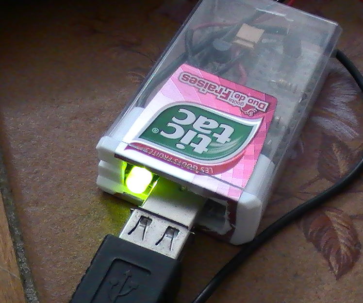 Tic Tac USB 2 Transistors Sound Amplifier