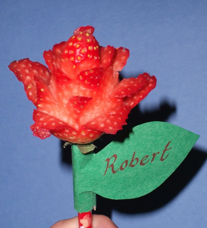 Blooming Rose - a Fruity Valentines (Plus Bonus Rosebud Version)