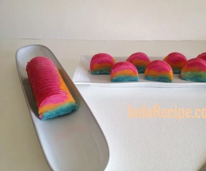 Rainbow Ice-Cake (Es Gabus)