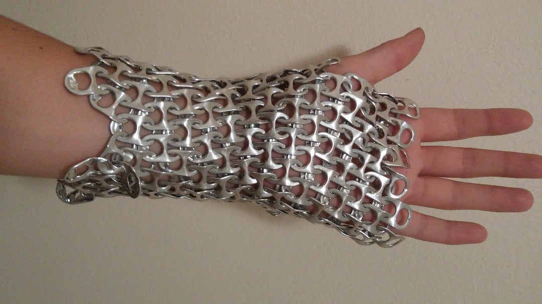 Soda Can Tab Chainmaille Gauntlet 5 Steps (with Pictures) Instructables