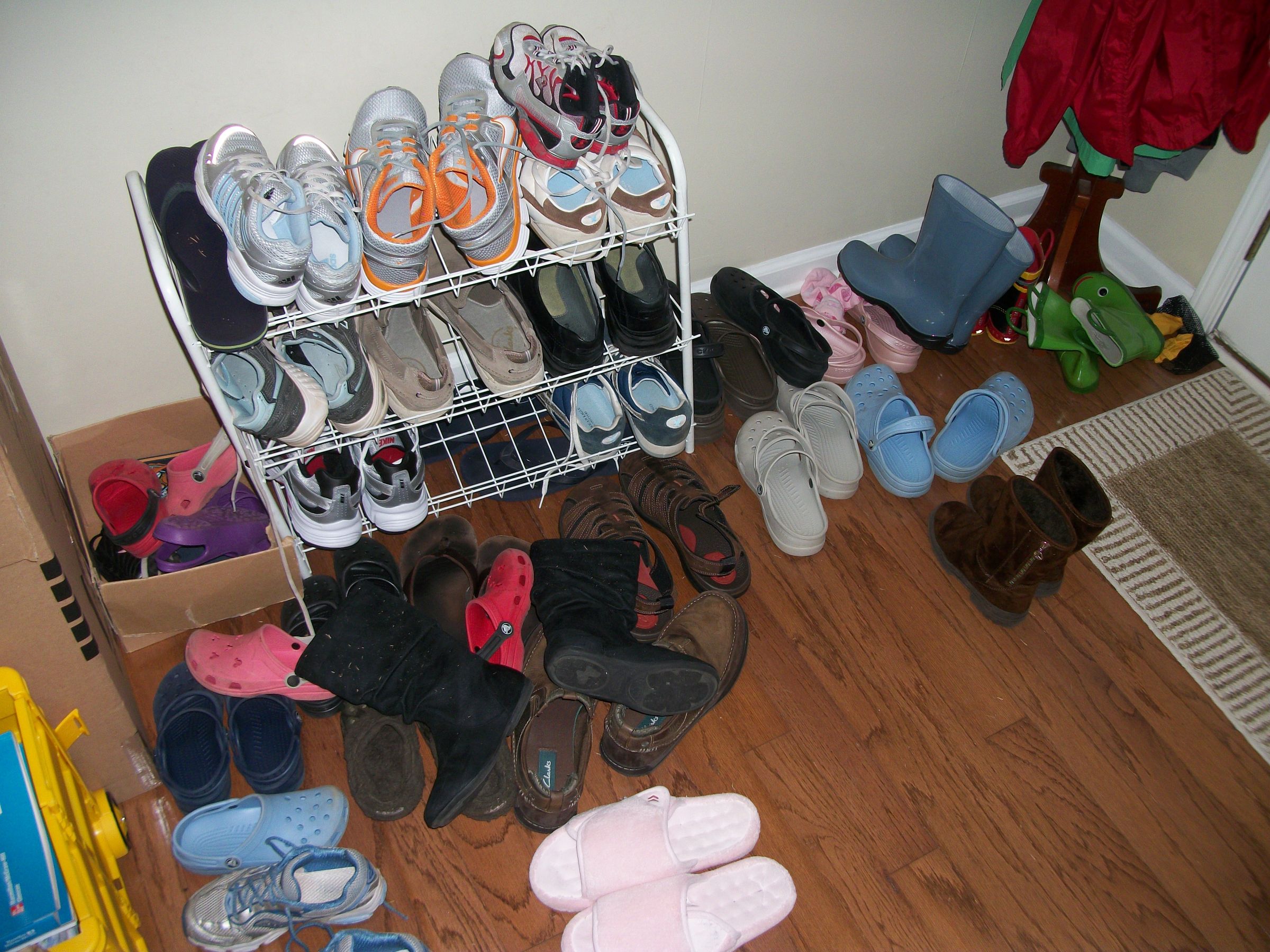 Roman (No Fastener) Shoe Rack