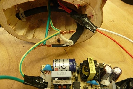 Attaching the 120v Power Wires