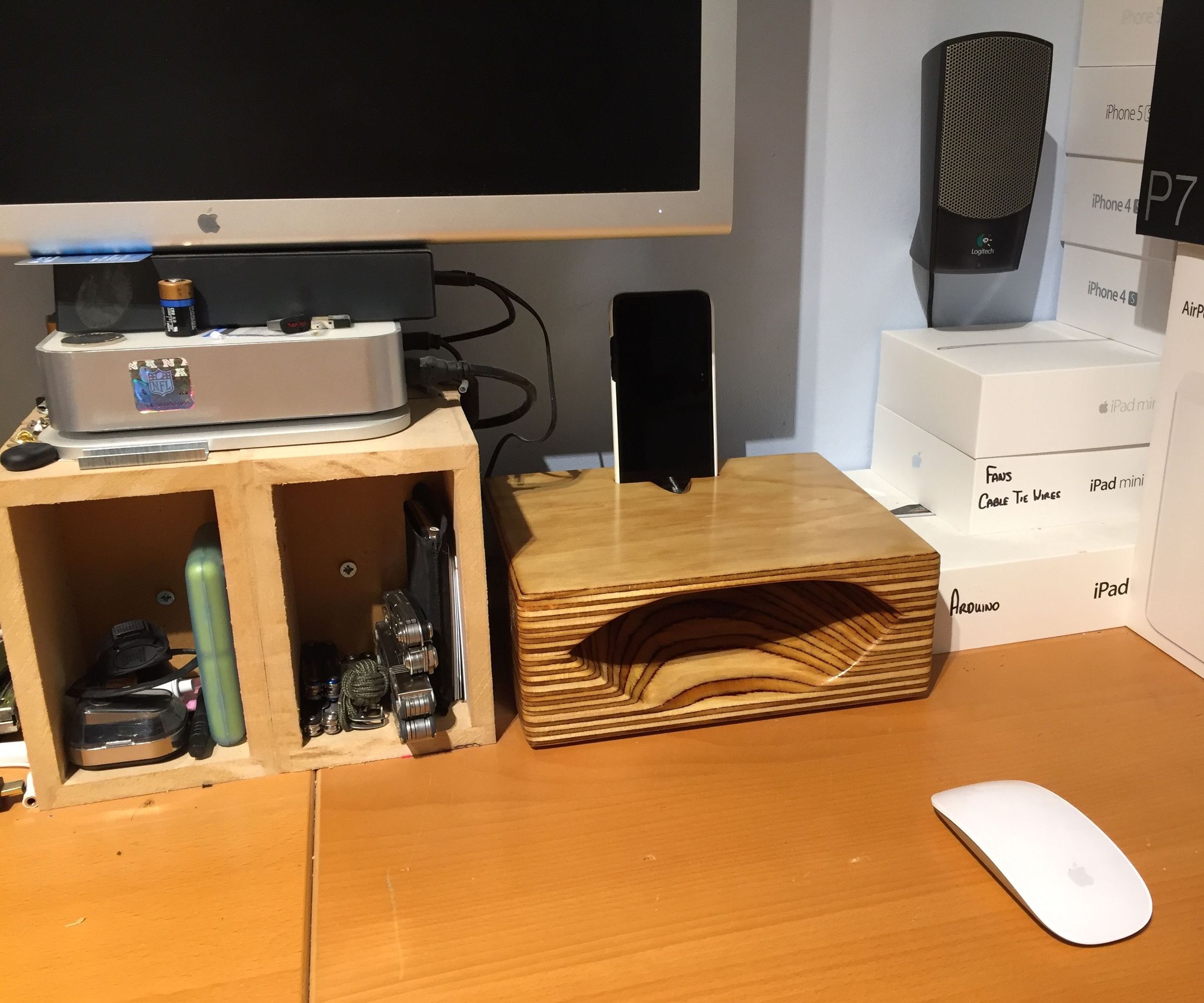 Passive Wooden IPhone Speaker