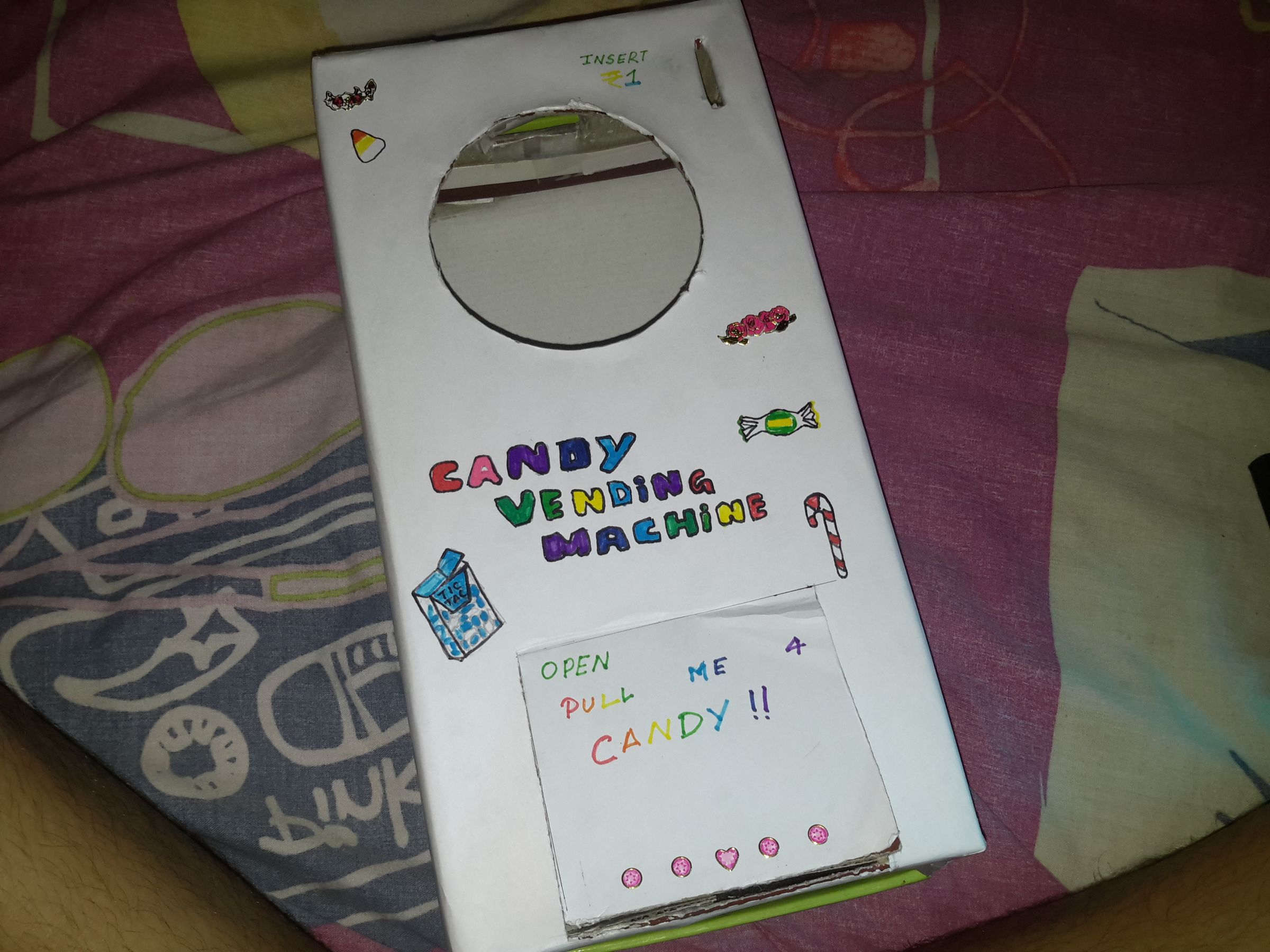 Homemade Candy Vending Machine 9 Steps Instructables