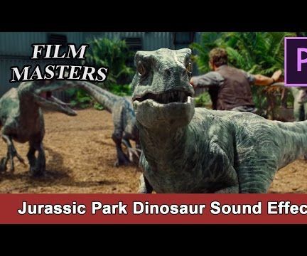 Premiere Pro Tutorial - Make Jurassic Park Raptor Sound Effects 