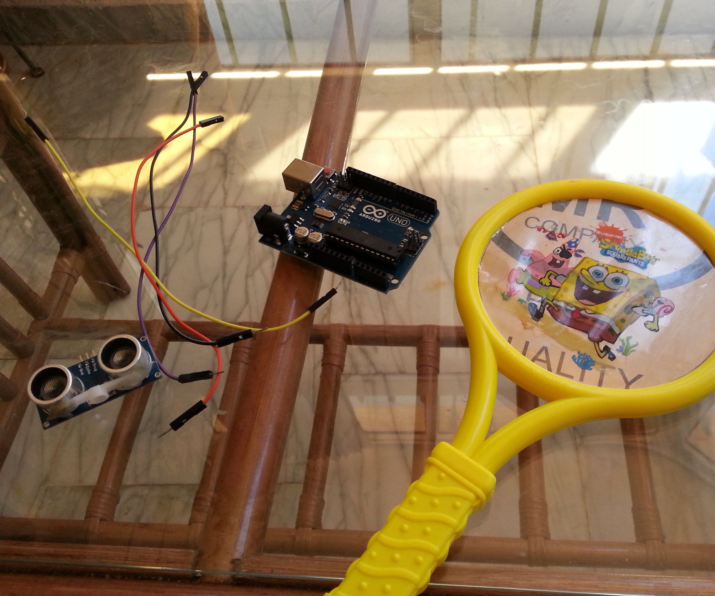 Play Block Breaker(Unity3D) With Arduino Ultrasonic Sensor 