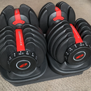 Wood Base (v1) for Bowflex 552 Dumbbells