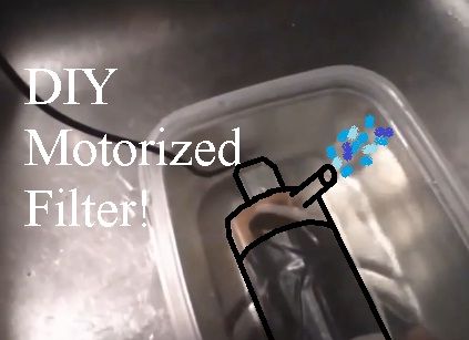 DIY Motorized Mini Aquarium Filter