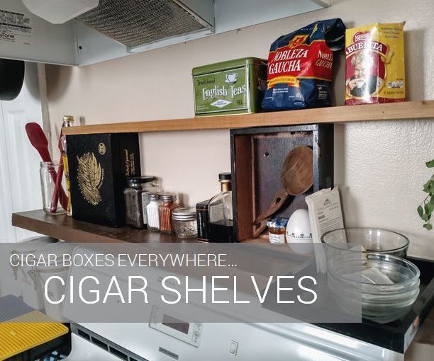 How to Make Cigar Box Shelves