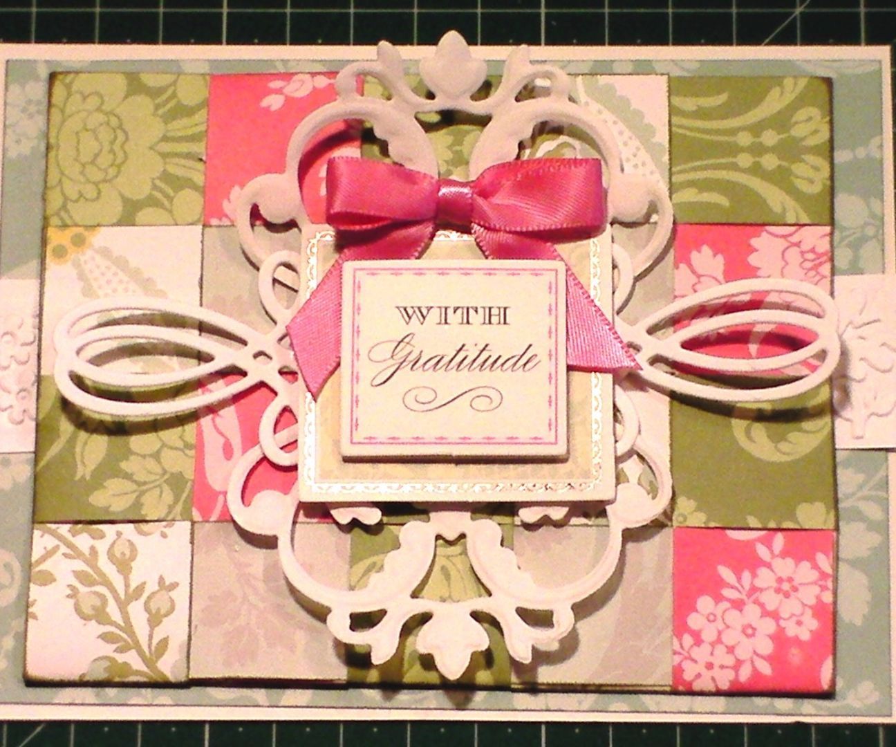 How to Make a Paper Weaved French Floral Card 