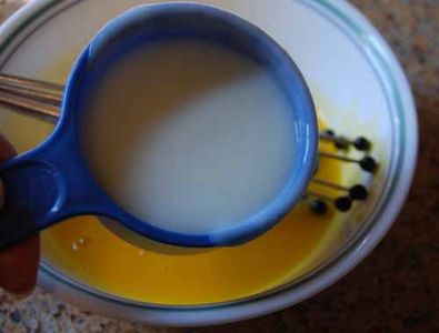 Whisk and Temper Eggs