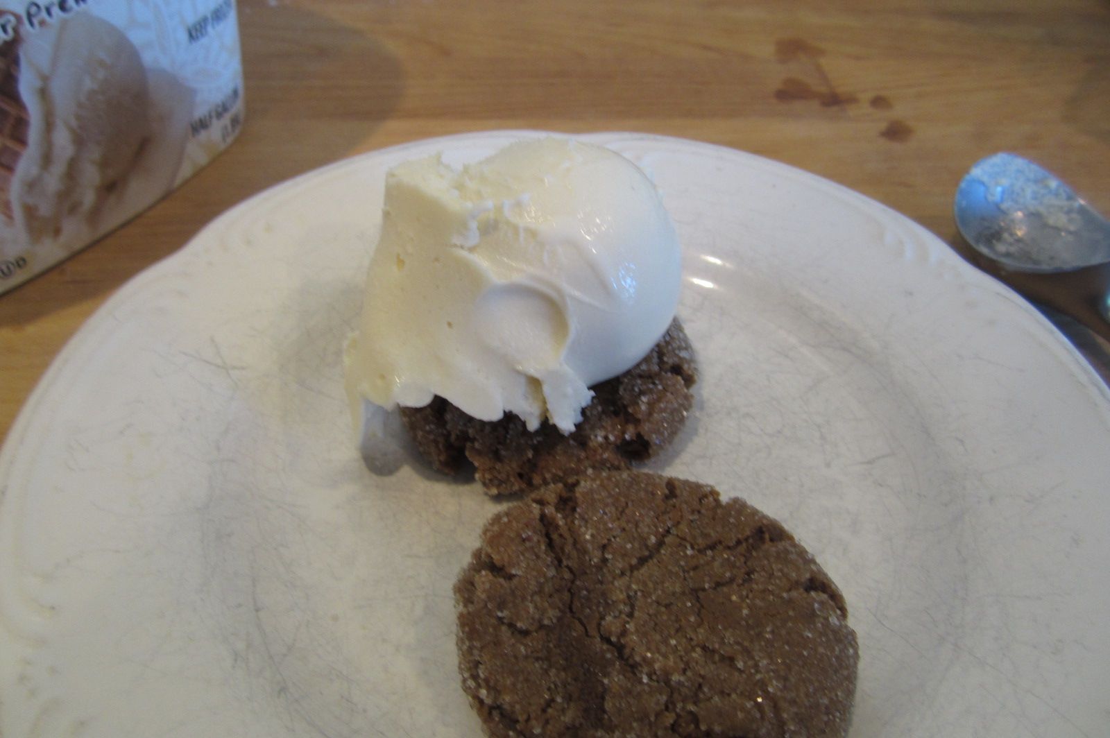 Molasses Cookie Ice Cream Sandwiches 3 Steps (with Pictures