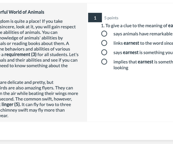How to Create a Stimulus Question in Canvas (for Teachers)