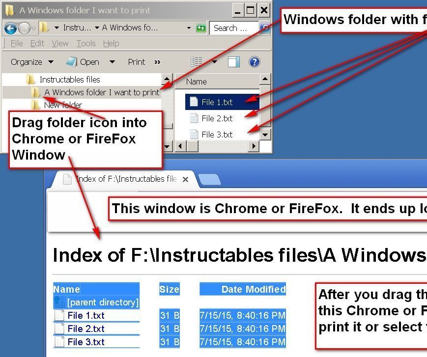 How to Quickly Print the List of Files in a Windows  Folder