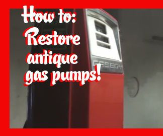 Restore antique gas pumps