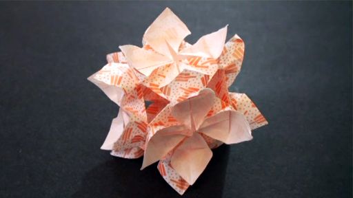 How to Make an Origami Kusudama Flower Ball!