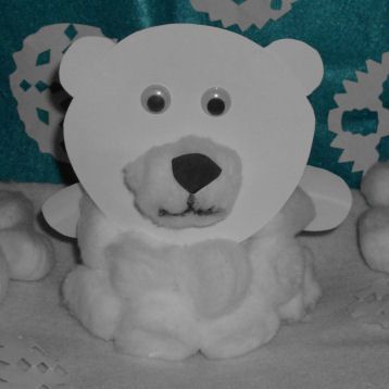 Paper Plate Polar Bear Craft Project for Kids
