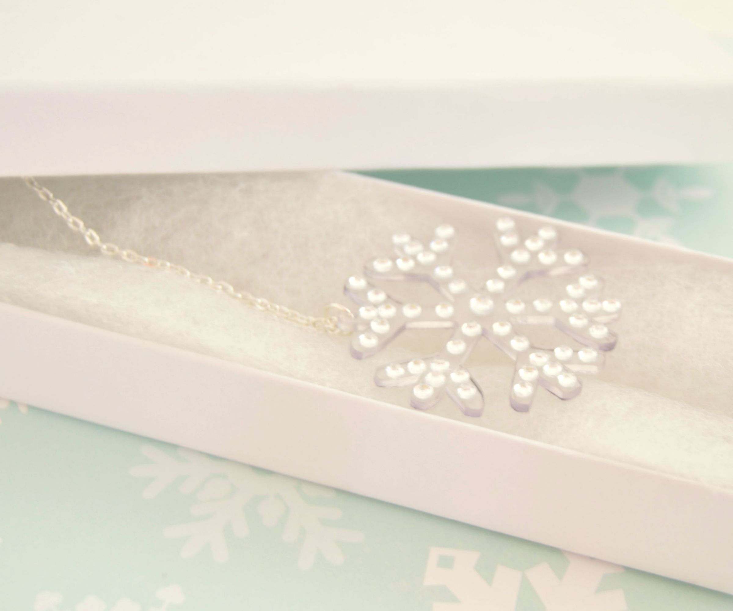 How to Make a Snowflake Necklace