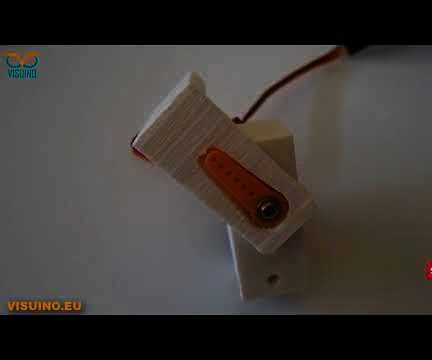 DIY How to Control Servo Motor Angle Using Visuino Sequence Component
