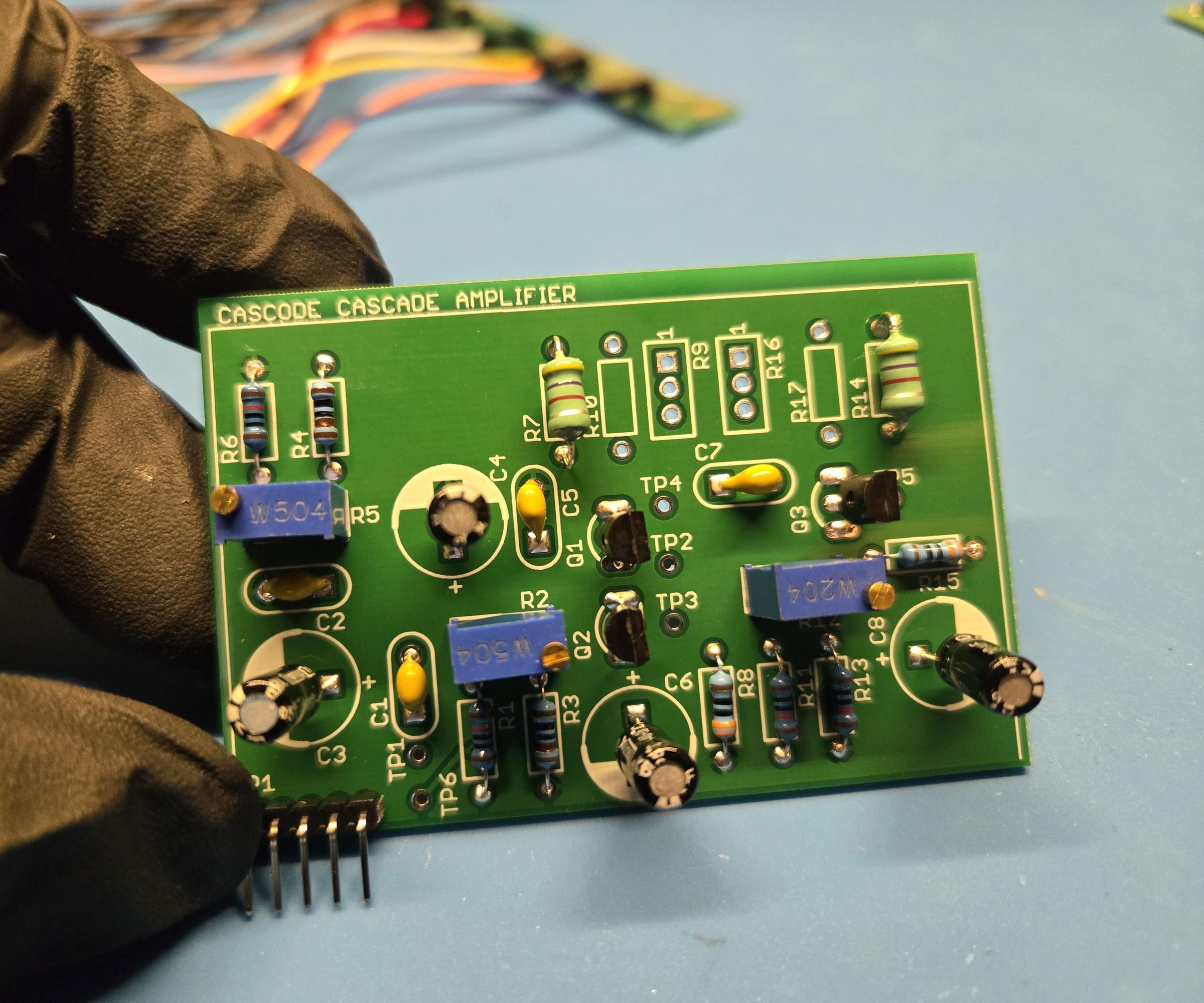 Cascode Cascade Amplifier, MiniPCB, 04B-340, Rev A1-02