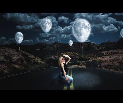 Photo Fantasy Manipulation in Photoshop / Glowing Balloons