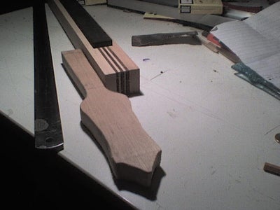 Attaching the Headstock on the Neck