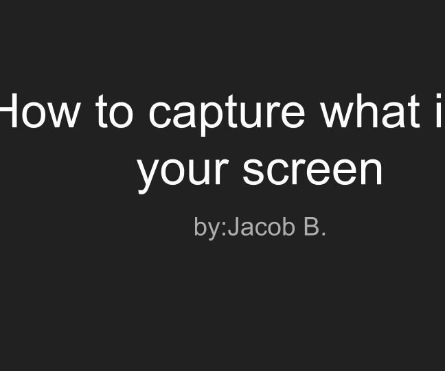Screenshotting