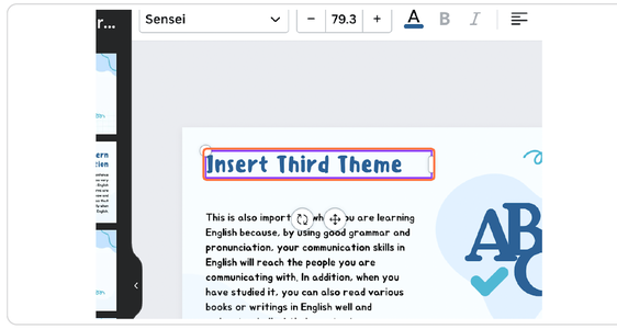 book presentation canva Add Your Third Claim