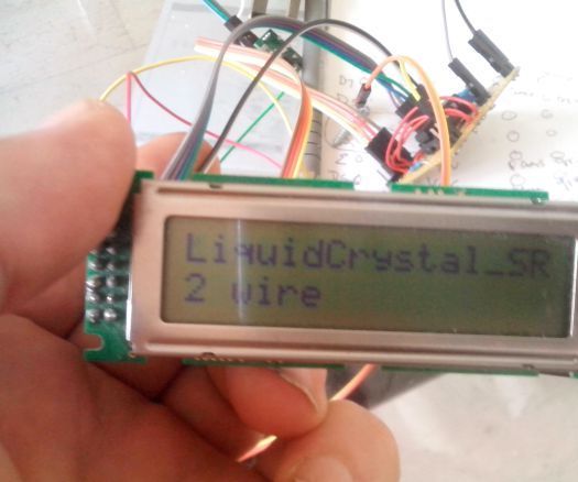 2-Wire LCD Interface for Arduino or Attiny (updated June 2016)