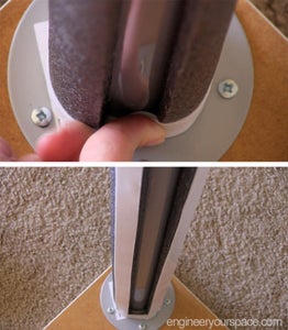 Attach Double Sided Tape to Insulation