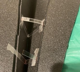 Plastic Triangle Supports Inside